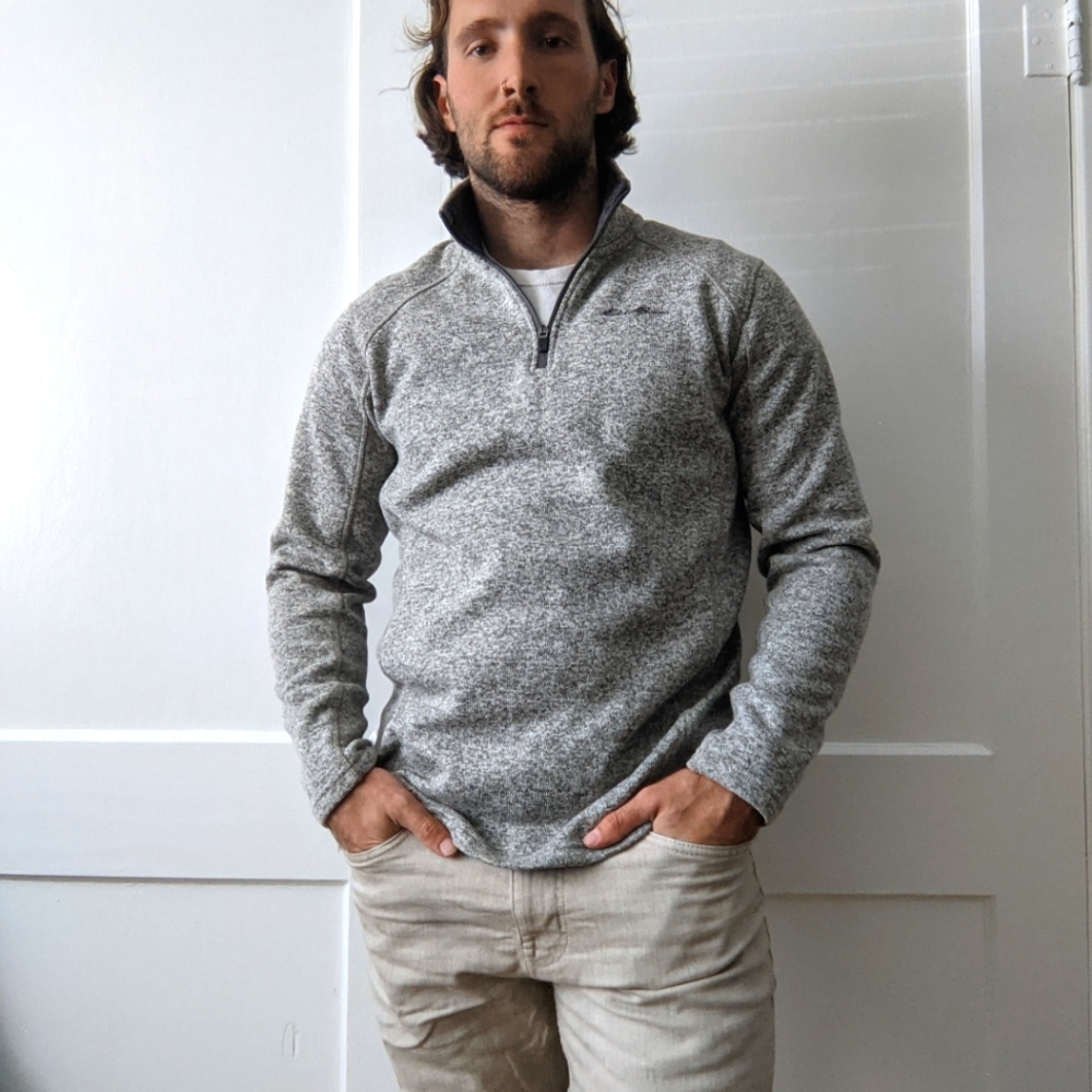 Eddie Bauer Quarter Zip Sweater